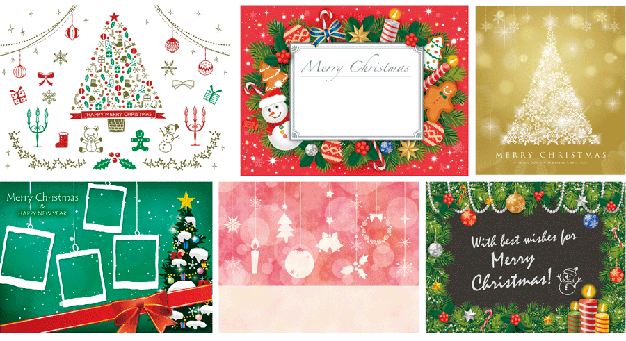 イラストACのクリスマスカード